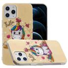 For iPhone 12 Pro Max Painted Pattern TPU Protective Case(Unicorn) - 1