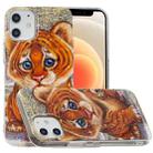 For iPhone 12 mini Painted Pattern TPU Protective Case(Tiger) - 1