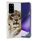 For Samsung Galaxy Note20 Ultra Painted Pattern TPU Protective Case(Leopard Head) - 2