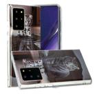 For Samsung Galaxy Note20 Ultra Painted Pattern TPU Protective Case(Cat Tiger) - 1