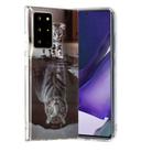 For Samsung Galaxy Note20 Ultra Painted Pattern TPU Protective Case(Cat Tiger) - 2