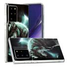 For Samsung Galaxy Note20 Ultra Painted Pattern TPU Protective Case(Night Sky Wolf) - 1