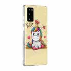 For Samsung Galaxy Note20 Painted Pattern TPU Protective Case(Unicorn) - 3