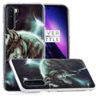 For OnePlus Nord Painted Pattern TPU Protective Case(Night Sky Wolf) - 1