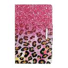 For Amazon Fire HD 10 (2017) Painted Pattern Horizontal Flip Leather Case with Holder(Leopard Powder Sand) - 1