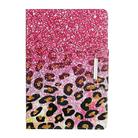 For Amazon Fire HD 8 (2020) Painted Pattern Horizontal Flip Leather Case with Holder(Leopard Powder Sand) - 1