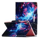 For Amazon Fire HD 8 (2017) Painted Pattern Horizontal Flip Leather Case with Holder(Starry Sky) - 1