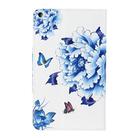 For Amazon Fire HD 8 (2017) Painted Pattern Horizontal Flip Leather Case with Holder(Blue and White Porcelain Butterfly) - 2