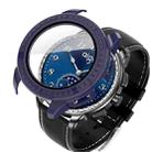 For Aigo Smart Watch M8 Tempered Film Integrated PC Watch Protective Case(Ink Blue) - 1