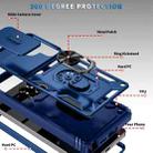For Samsung Galaxy S25 Ultra 5G Sliding Camshield TPU Hybrid PC Phone Case with Holder(Navy Blue) - 2