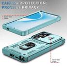 For Samsung Galaxy S25 Ultra 5G Sliding Camshield TPU Hybrid PC Phone Case with Holder(Green) - 3