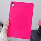 For Huawei Matepad Air 11.5 Oil Spray Skin-friendly TPU Tablet Case(Rose Red) - 1