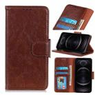For iPhone 12 / 12 Pro Napa Texture Horizontal Flip Leather Case with Holder & Card Slot & Wallet(Brown) - 1