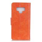 For LG K51 / Q51 Napa Texture Horizontal Flip Leather Case with Holder & Card Slot & Wallet(Orange) - 3