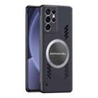 For Samsung Galaxy S25 Ultra 5G All-inclusive Lens Frameless Graphene Cooling Phone Case(Black) - 1
