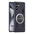 For Samsung Galaxy S24 Ultra 5G All-inclusive Lens Frameless Graphene Cooling Phone Case(Black) - 1