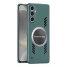 For Samsung Galaxy S24+ 5G All-inclusive Lens Frameless Graphene Cooling Phone Case(Navy Blue) - 1