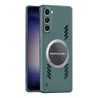 For Samsung Galaxy S23+ 5G All-inclusive Lens Frameless Graphene Cooling Phone Case(Navy Blue) - 1
