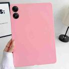 For Redmi Pad Pro Oil Spray Skin-friendly TPU Tablet Case(Pink) - 1