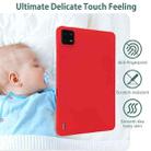 For Redmi Pad SE 4G 8.7 inch Oil Spray Skin-friendly TPU Tablet Case(Red) - 2