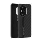 For Honor 300 Pro ABEEL 6D Micro Relief Phone Case(Black) - 1