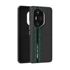 For Honor 300 Pro ABEEL 6D Micro Relief Phone Case(Green) - 1