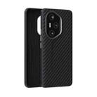 For Honor 300 Pro ABEEL C Carbon Fiber Series 6D Micro Relief Phone Case(Black) - 1