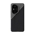 For Honor 300 Pro ABEEL C Carbon Fiber Series 6D Micro Relief Phone Case(Black Grey) - 2