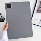 For Xiaomi Pad 7 Oil Spray Skin-friendly TPU Tablet Case(Grey) - 1