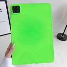 For Xiaomi Pad 7 Oil Spray Skin-friendly TPU Tablet Case(Fluorescent Green) - 1
