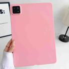 For Xiaomi Pad 7 Pro Oil Spray Skin-friendly TPU Tablet Case(Pink) - 1