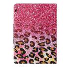 For Huawei MediaPad T5 Painted Pattern Horizontal Flip Leather Case with Holder(Leopard Powder Sand) - 3