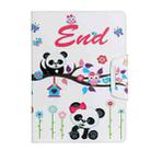 For Huawei MediaPad T5 Painted Pattern Horizontal Flip Leather Case with Holder(Panda) - 2