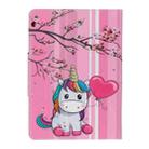 For Huawei MediaPad T3 10 Painted Pattern Horizontal Flip Leather Case with Holder(Sakura Unicorn) - 3