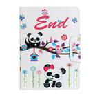 For Huawei MediaPad T3 10 Painted Pattern Horizontal Flip Leather Case with Holder(Panda) - 2