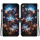 For OPPO A60 4G Crystal Texture Colored Drawing Leather Phone Case(Little Lantern Flower) - 1