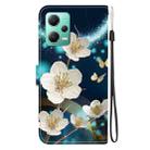 For Redmi Note 12 5G / Poco X5 Crystal Texture Colored Drawing Leather Phone Case(Magnolia) - 3