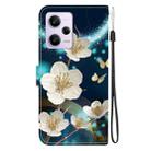 For Redmi Note 12 Pro / Poco X5 Pro Crystal Texture Colored Drawing Leather Phone Case(Magnolia) - 3