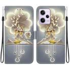 For Redmi Note 12 Pro / Poco X5 Pro Crystal Texture Colored Drawing Leather Phone Case(Sika Deer) - 1