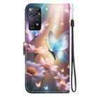 For Redmi Note 12 Pro 4G  Crystal Texture Colored Drawing Leather Phone Case(Butterfly Love Flower) - 3