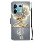 For Redmi Note 13 5G Crystal Texture Colored Drawing Leather Phone Case(Sika Deer) - 3