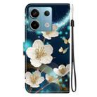 For Redmi Note 13 Pro 5G Crystal Texture Colored Drawing Leather Phone Case(Magnolia) - 3