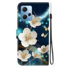 For Redmi Note 12 4G Global Crystal Texture Colored Drawing Leather Phone Case(Magnolia) - 3
