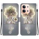 For Redmi 15C 4G 173.1mm / 15C 5G 173.1mm Crystal Texture Colored Drawing Leather Phone Case(Elephants) - 1