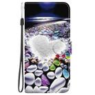 For Redmi 15C 4G 173.1mm / 15C 5G 173.1mm Crystal Texture Colored Drawing Leather Phone Case(Heart Shaped) - 2
