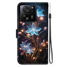 For Xiaomi 13T / 13T Pro Crystal Texture Colored Drawing Leather Phone Case(Little Lantern Flower) - 3