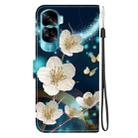 For Honor 90 Lite Crystal Texture Colored Drawing Leather Phone Case(Magnolia) - 3