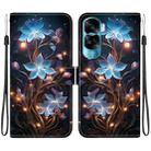 For Honor 90 Lite Crystal Texture Colored Drawing Leather Phone Case(Little Lantern Flower) - 1