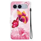 For OnePlus Nord 4 Crystal Texture Colored Drawing Leather Phone Case(Pink Butterflies) - 3