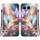 For OnePlus Nord 4 Crystal Texture Colored Drawing Leather Phone Case(Butterfly Love Flower) - 1